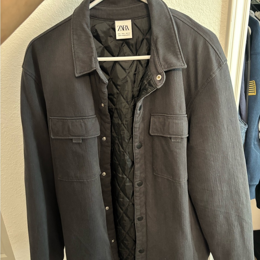Zara Men's Charcoal Gray Jacket